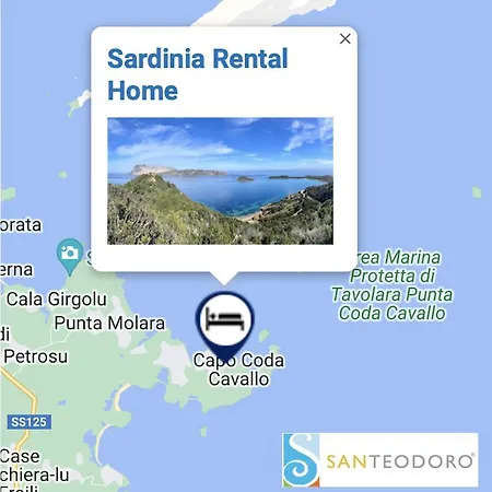 アパート San Teodoro Punta Est Spettacolare Quadrilocale Vista Mare